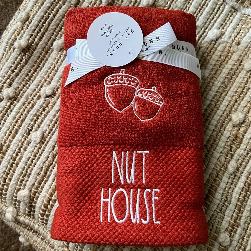 Rae Dunn Hand Towels (2). New